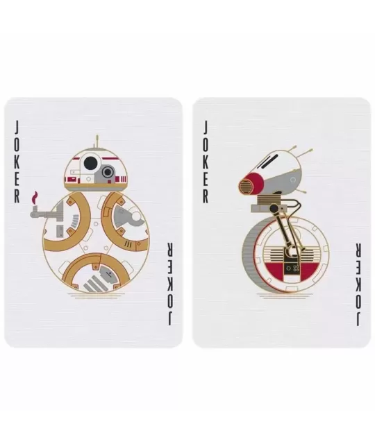 Star Wars Light Side Silver Edition White – Premium Playing Cards | Emagie.ro