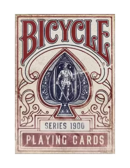 Bicycle 1900 Red – Cărți de joc premium | Emagie.ro