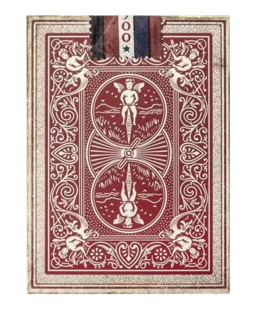 Bicycle 1900 Red – Cărți de joc premium | Emagie.ro