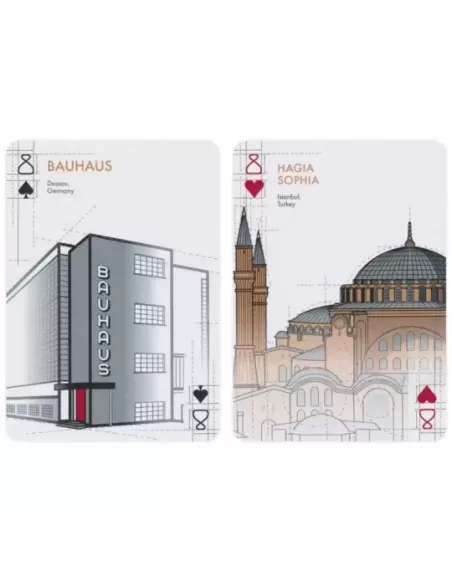 Bicycle Architectural Wonders – Cărți de joc premium | Emagie.ro