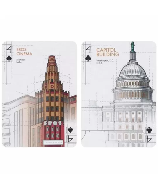 Bicycle Architectural Wonders – Cărți de joc premium | Emagie.ro