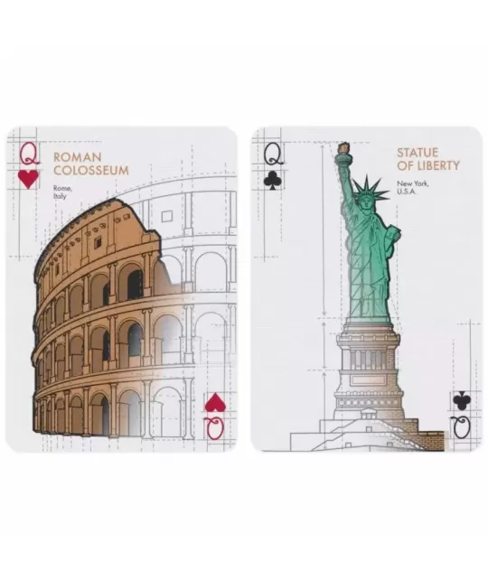 Bicycle Architectural Wonders – Cărți de joc premium | Emagie.ro