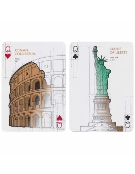 Bicycle Architectural Wonders – Cărți de joc premium | Emagie.ro