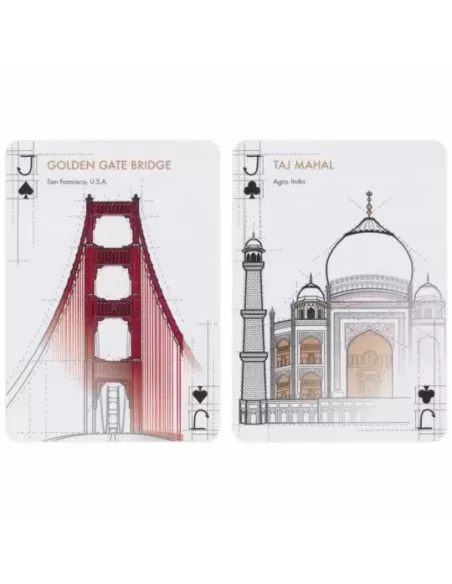 Bicycle Architectural Wonders – Cărți de joc premium | Emagie.ro