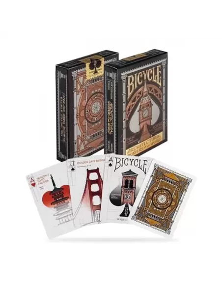 Bicycle Architectural Wonders – Cărți de joc premium | Emagie.ro