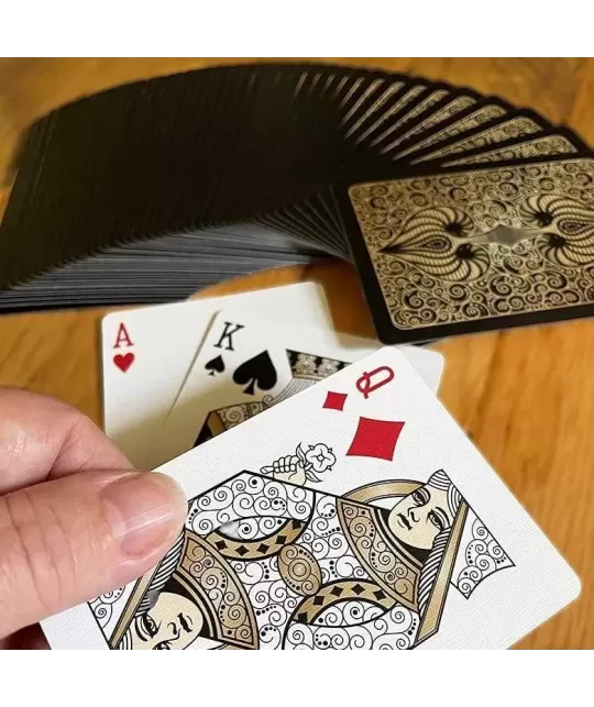 Bicycle Aureo Black – Cărți de joc premium | Emagie.ro