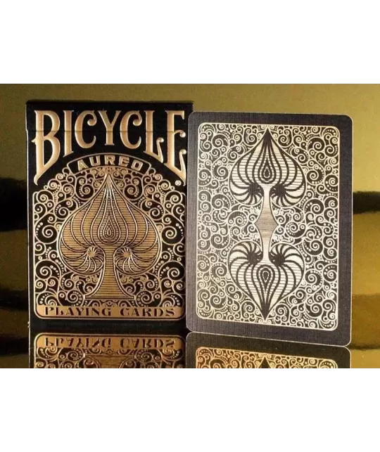 Bicycle Aureo Black – Cărți de joc premium | Emagie.ro