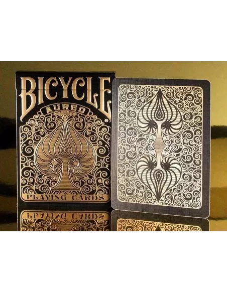 Bicycle Aureo Black – Cărți de joc premium | Emagie.ro