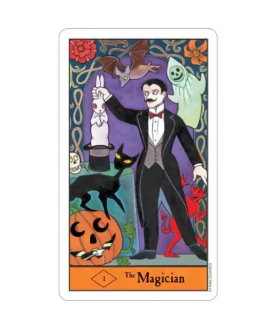 Halloween Tarot In A Tin – Mystery Tarot Set | Emagie.ro