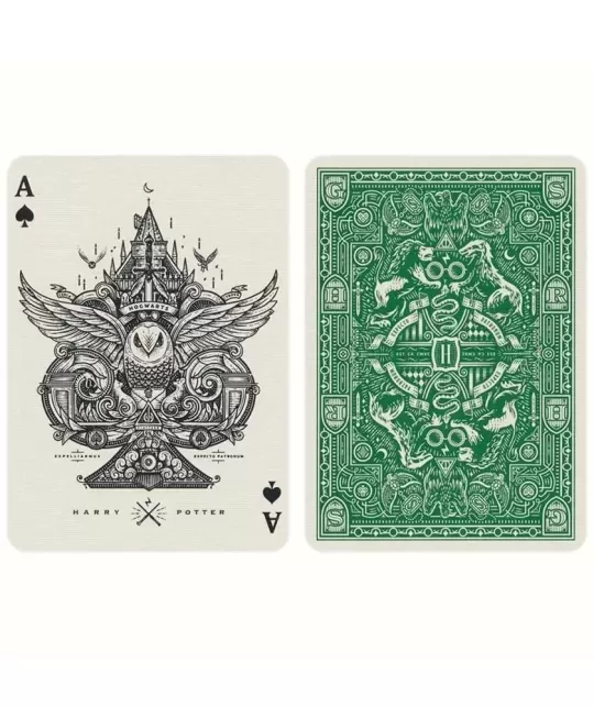 Harry Potter Green Slytherin Theory 11 – Cărți de joc premium | Emagie.ro