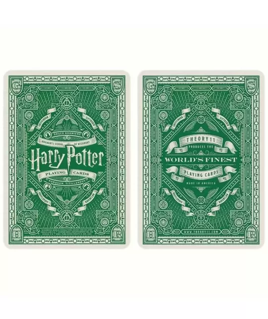 Harry Potter Green Slytherin Theory 11 – Cărți de joc premium | Emagie.ro
