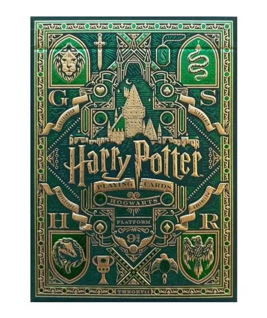 Harry Potter Green Slytherin Theory 11 – Cărți de joc premium | Emagie.ro