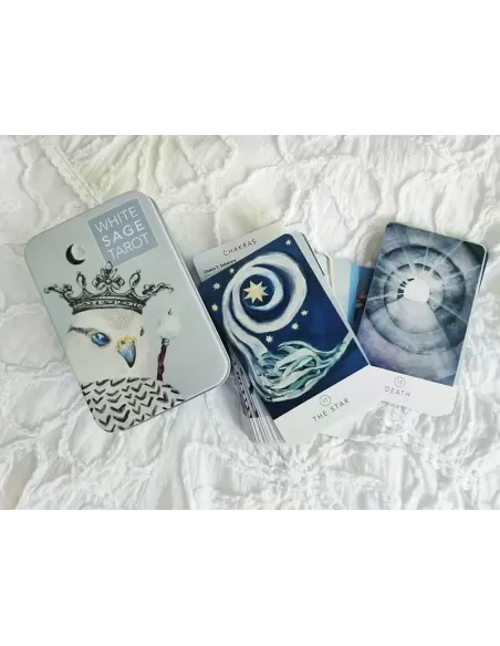 Tarot White Sage In A Tin – Set tarot elegant | Emagie.ro