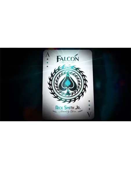 Aqua Falcon Throwing Cards by Rick Smith Jr. and Devo – Cărți de joc premium | Emagie.ro