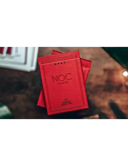 NOC Pro 2021 Burgundy Red – Cărți de joc premium | Emagie.ro