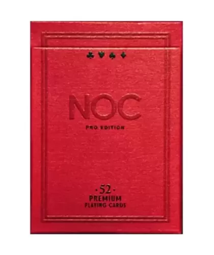 NOC Pro 2021 Burgundy Red – Cărți de joc premium | Emagie.ro