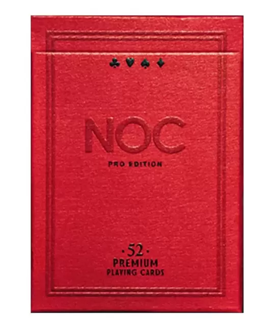 NOC Pro 2021 Burgundy Red – Cărți de joc premium | Emagie.ro