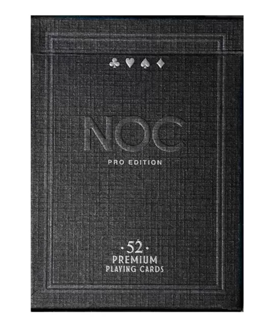 NOC Pro 2021 Jet Black – Cărți de joc premium | Emagie.ro