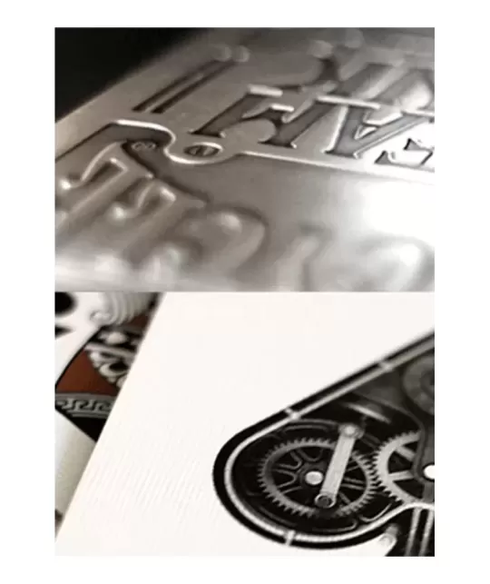 Bicycle Silver Steampunk – Cărți de joc premium | Emagie.ro