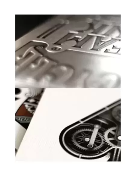 Bicycle Silver Steampunk – Cărți de joc premium | Emagie.ro