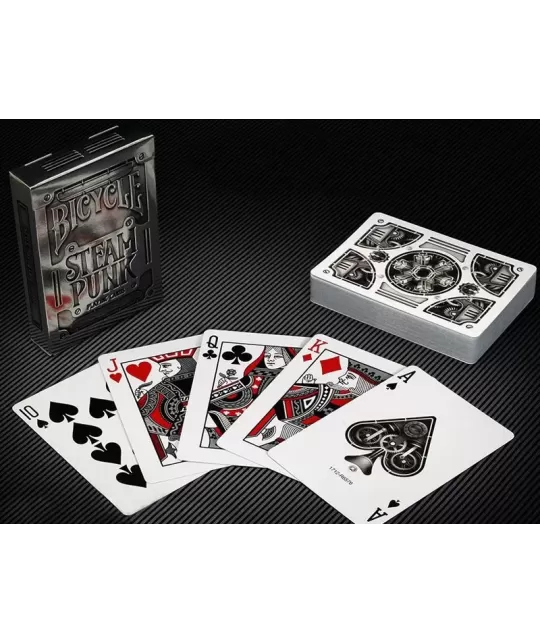 Bicycle Silver Steampunk – Cărți de joc premium | Emagie.ro