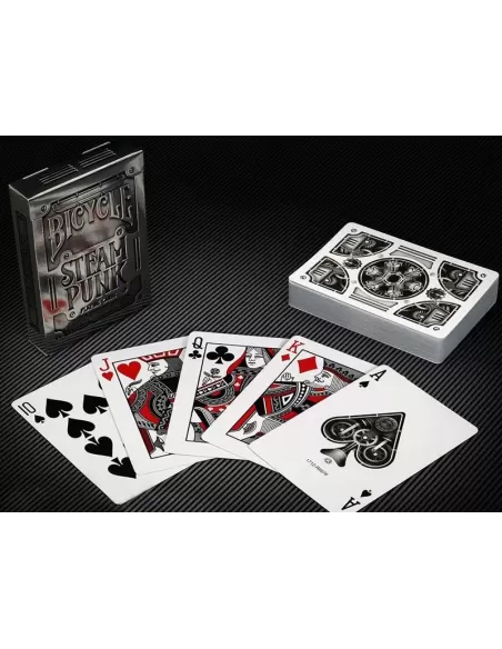Bicycle Silver Steampunk – Cărți de joc premium | Emagie.ro