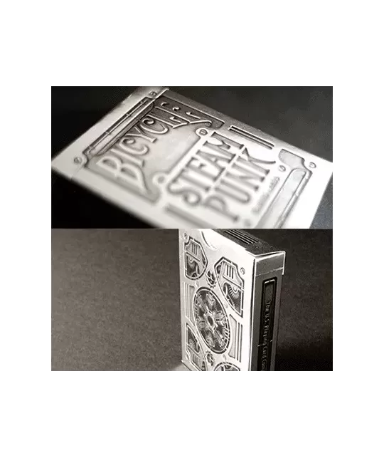 Bicycle Silver Steampunk – Cărți de joc premium | Emagie.ro