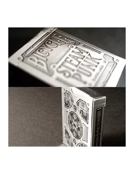 Bicycle Silver Steampunk – Cărți de joc premium | Emagie.ro