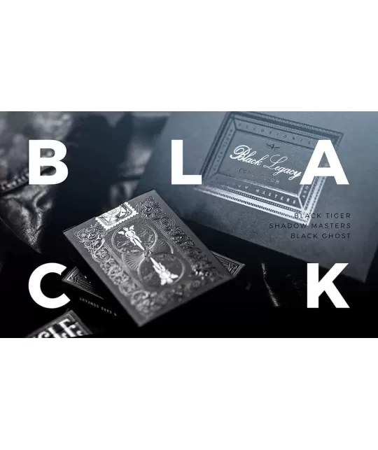 Set Black Legacy Ellusionist – Cărți de joc premium | Emagie.ro