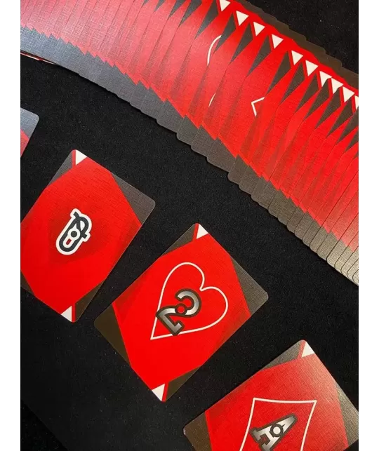 Cardistry Fanning Red – Cărți de joc premium | Emagie.ro