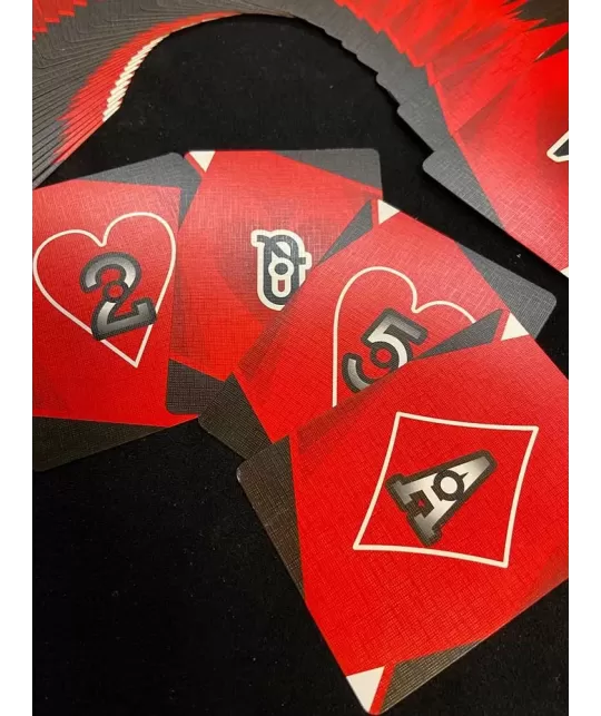 Cardistry Fanning Red – Cărți de joc premium | Emagie.ro