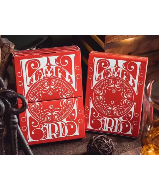 Smoke & Mirrors v8 Deluxe Red – Cărți de joc premium | Emagie.ro