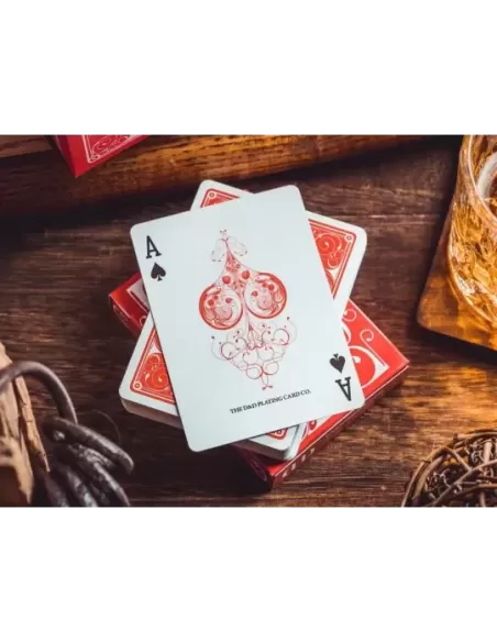 Smoke & Mirrors v8 Deluxe Red – Cărți de joc premium | Emagie.ro