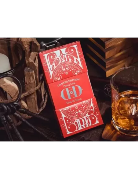 Smoke & Mirrors v8 Deluxe Red – Cărți de joc premium | Emagie.ro