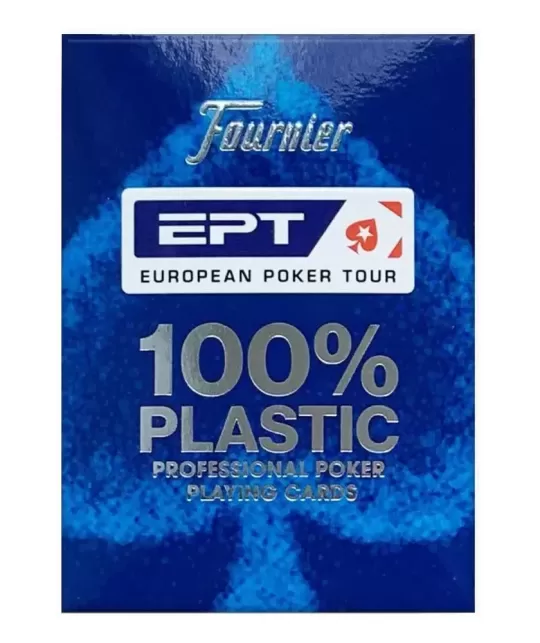 EPT 100% Plastic Proffesional Jumbo Index – Cărți de joc durabile | Emagie.ro