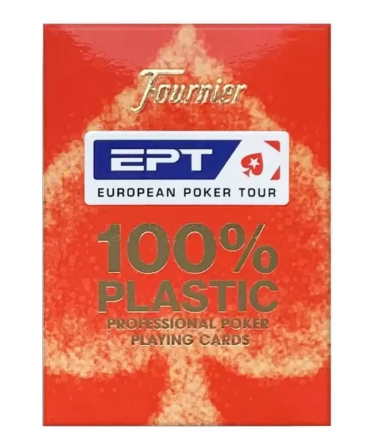 EPT 100% Plastic Proffesional Jumbo Index – Cărți de joc durabile | Emagie.ro