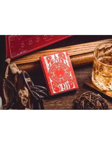 Smoke & Mirrors v8 Standard Red – Cărți de joc premium | Emagie.ro
