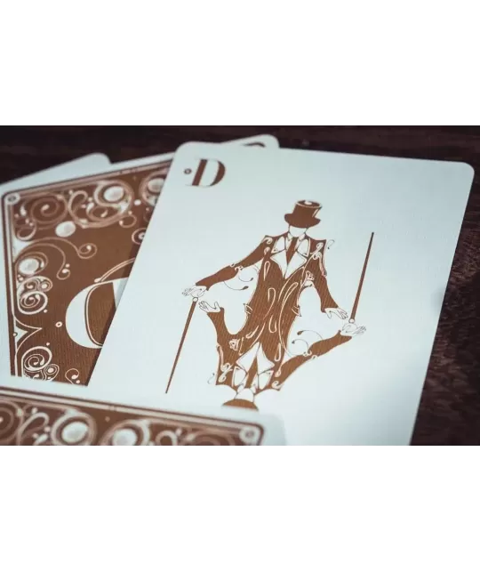 Smoke & Mirrors v8 Standard Gold – Cărți de joc premium | Emagie.ro