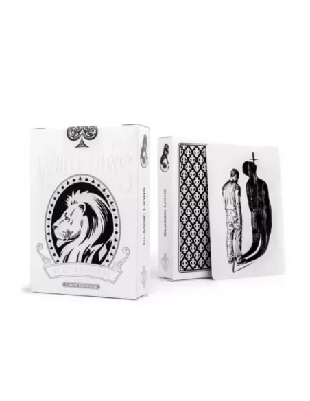 White Lions Tour Black Reverse – Cărți de joc premium | Emagie.ro