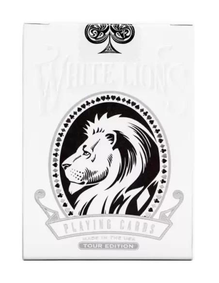White Lions Tour Black Reverse – Cărți de joc premium | Emagie.ro
