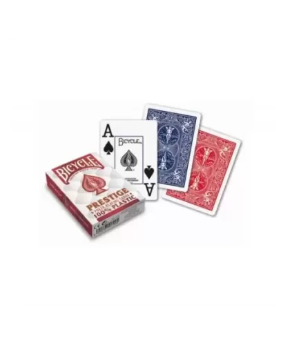 Bicycle Prestige Jumbo 100% Plastic – Cărți de joc durabile | Emagie.ro 2