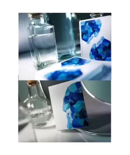 Memento Mori Blue – Premium Playing Cards | Emagie.ro