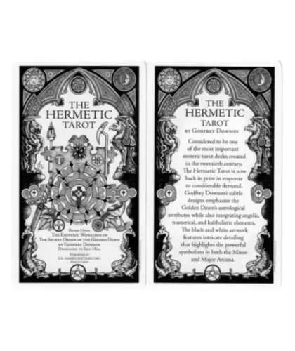 The Hermetic Tarot By Godfrey Dowson – Set tarot profund | Emagie.ro 2