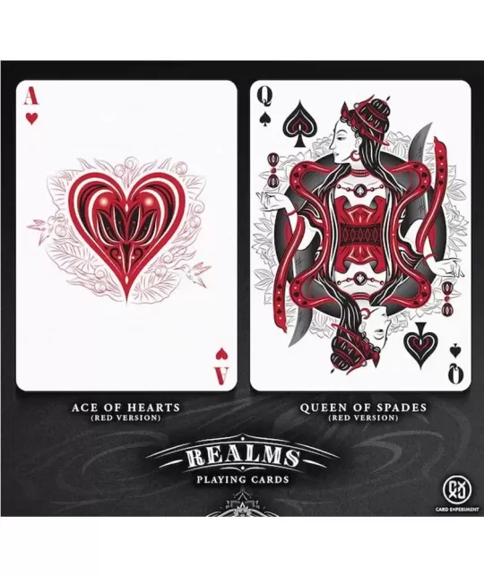 Realms Red – Cărți de joc premium | Emagie.ro