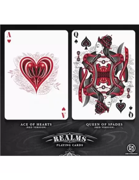 Realms Red – Cărți de joc premium | Emagie.ro