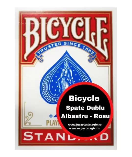 Bicycle Spate Dublu Albastru - Rosu – Cărți de joc versatile | Emagie.ro