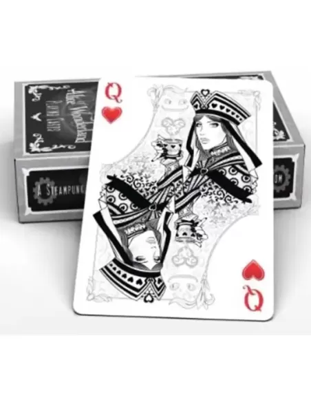 Alice of Wonderland Silver – Cărți de joc premium | Emagie.ro