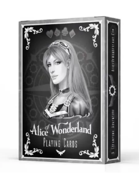 Alice of Wonderland Silver – Cărți de joc premium | Emagie.ro