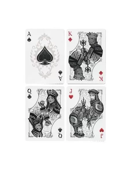 Alice of Wonderland Silver – Cărți de joc premium | Emagie.ro
