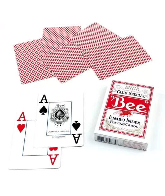 Bee Jumbo Index – Cărți de joc rezistente | Emagie.ro